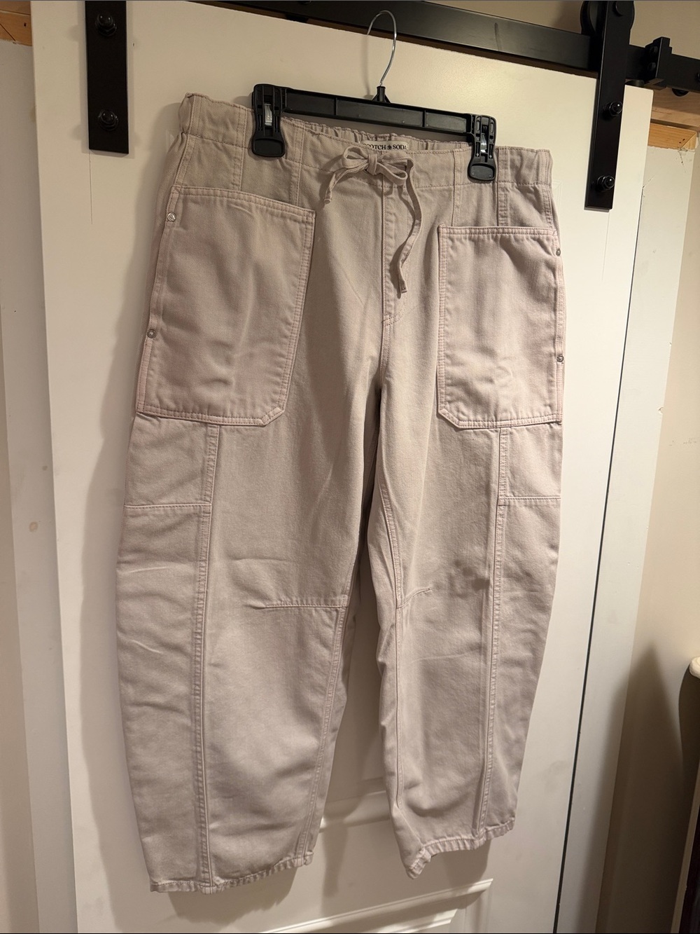 Scotch & Soda super cute lavender Light Cropped barrel Jeans